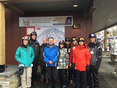 2016 Group picture at the annual Stratton ski trip
