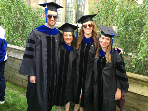 Congrats to Patrick, Olga and Steph on their graduation!